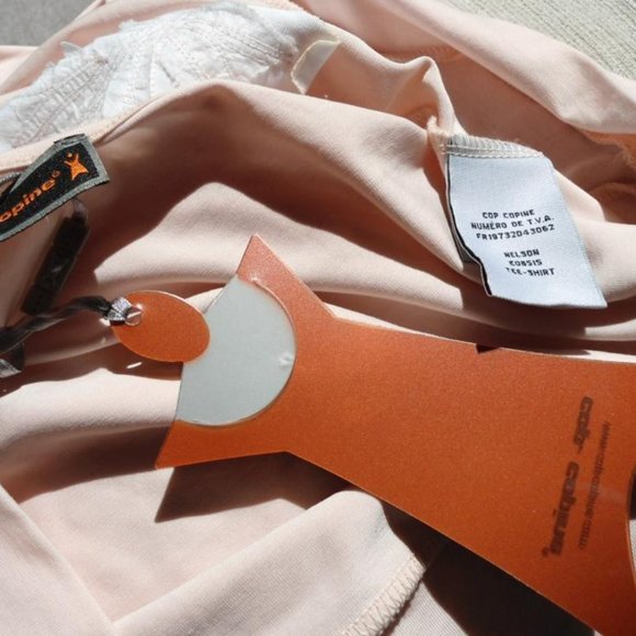 NWT Cop Copine Interesting Blouse with Wrap on the Back and Embroidery - Picture 7 of 8